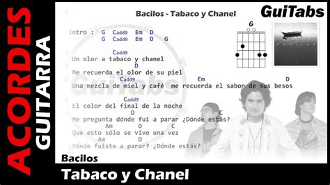 TABACO Y CHANEL: Acordes y Letra para Guitarra, Piano y 